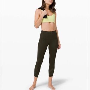 Lululemon Wunder Under Crop High-Rise *Roll Down Scallop Full-On Luxtreme